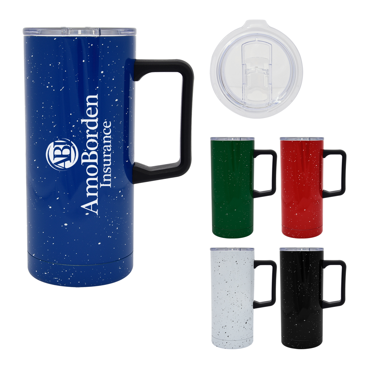 17 OZ.Speckled Stainless Steel Travel Tumbler